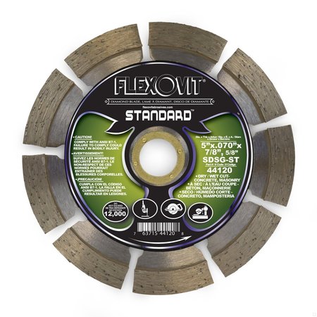 FLEXOVIT SMALL DIAMETER DIAMOND BLADE STANDARD 44120